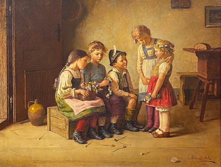 Edmund Adler
(Austrian,  1876 - 1965 ).
#painting
#artwork #originalartwork 
#children #OnlyArt #arte #shareart #Malerei #kunst