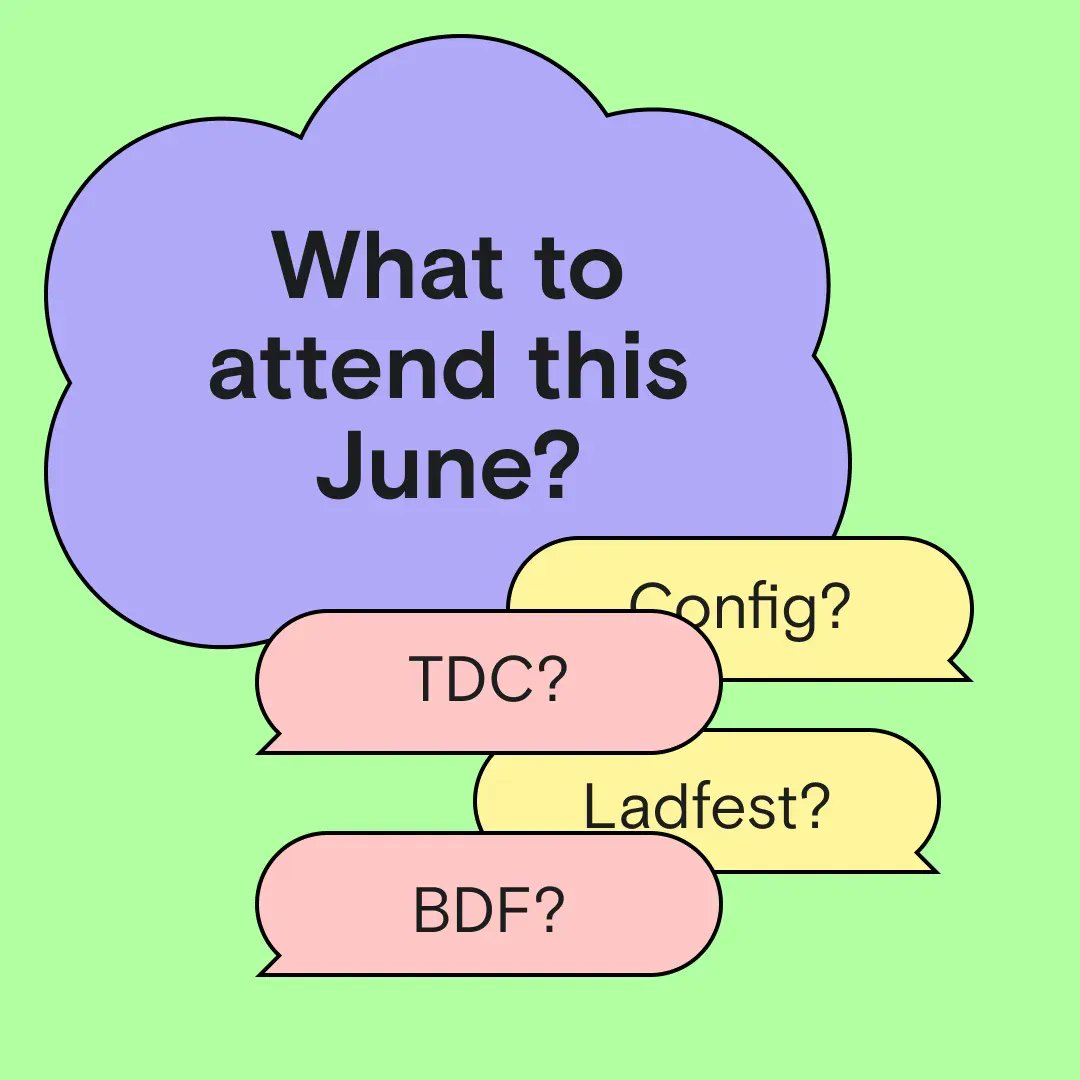 Design event you don't want to miss this June?

🧵