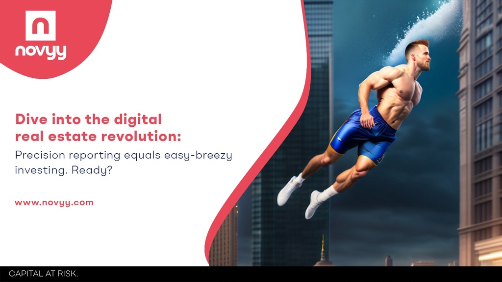 Plunge into the dynamic realm of digital real-estate investing. Visit us at novyy.com for next level options. 
#proptech #fintech #online #tech #fractionalownership #buytolet #london #uk #wealth #properties #success  #income #investments #investing #millionaire