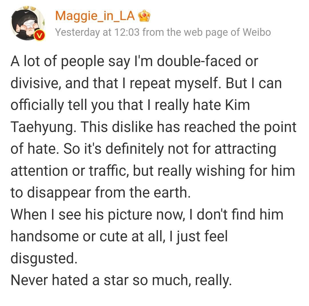 KTH_Facts's tweet photo. Hello @CriticsChoice @HCAcritics a member of your critics team Maggie has been actively wishing harm on a BTS member on their socials. Is this the kind of behavior your organization wants to be associated with? We hope you take action immediately to remove them from your team. https://t.co/yQIieyB69D