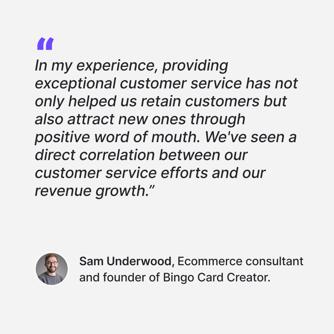 Looking to increase customer retention and grow your ecommerce client base? In this article we speak with @Sam Underwood about how customer service is a revenue-driver for ecommerce businesses.💸 (Link in the comments)