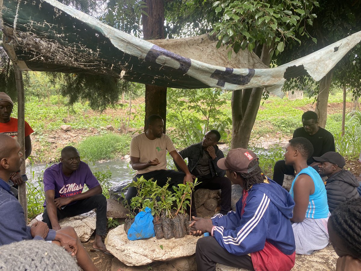 kenya_mchuzi's tweet photo. And we are off, on to the regenerative agriculture course! Each one must teach one. #syntropic #agroforestry #foodforest https://t.co/WKbVxRi0BH