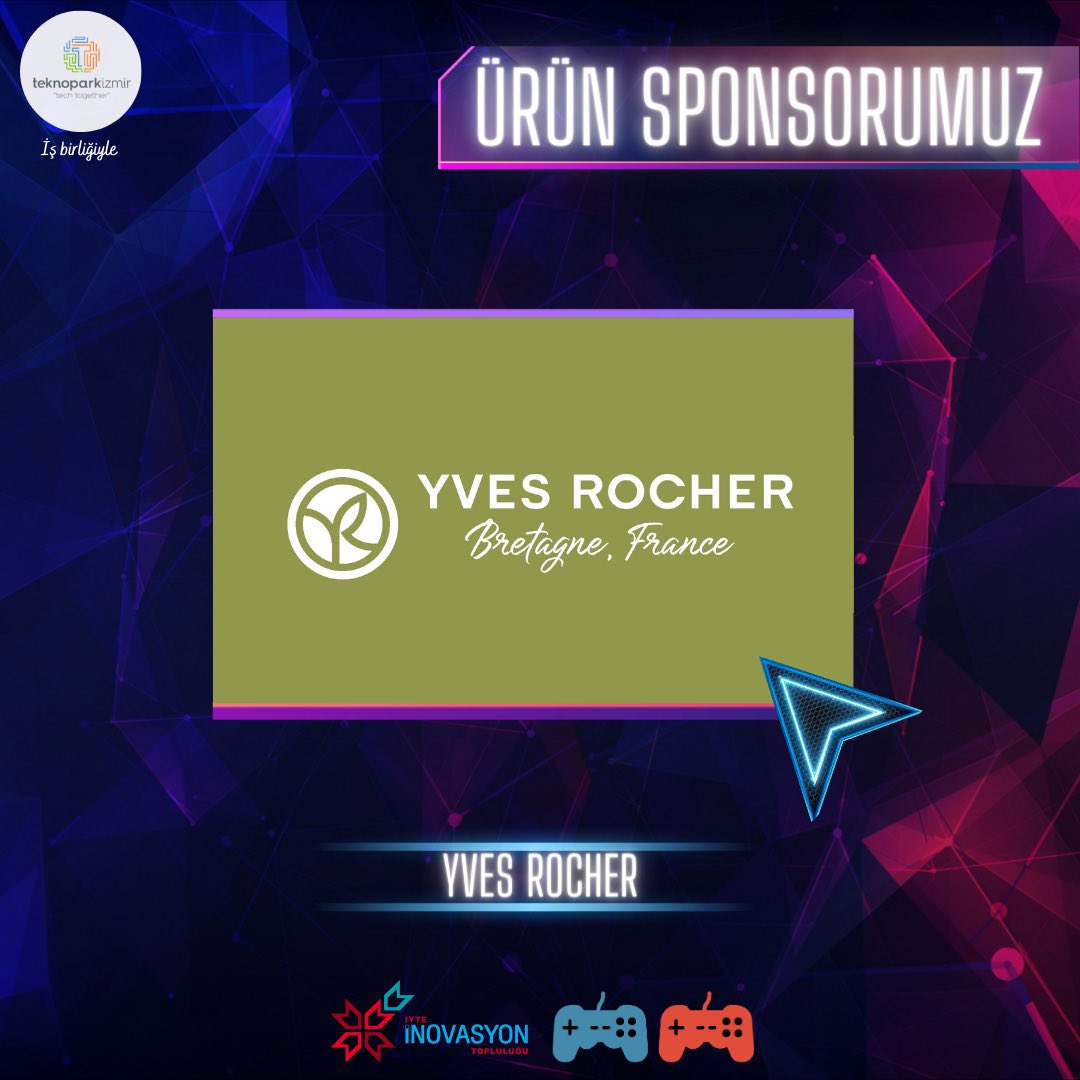 Yves Rocher, IZTECH Game Summit 2023 etkinliğimizde ürün sponsorumuz olarak bizlerle olacak! #iztechgamesummit #iyteinovasyontopluluğu