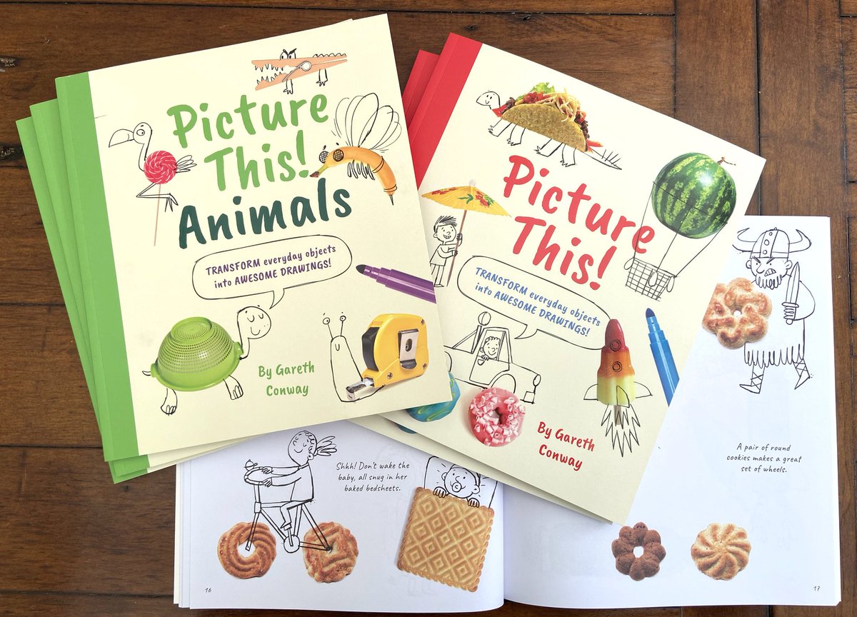 Out today!
'Picture This!' and 'Picture This! Animals'
By @willcud and me
#stefanHolliland #VioletPeto
Published by @Arcturusbooks 
@_Bright_Agency 

#activitybooks #drawing #illustration #imagination #childrenspublishing