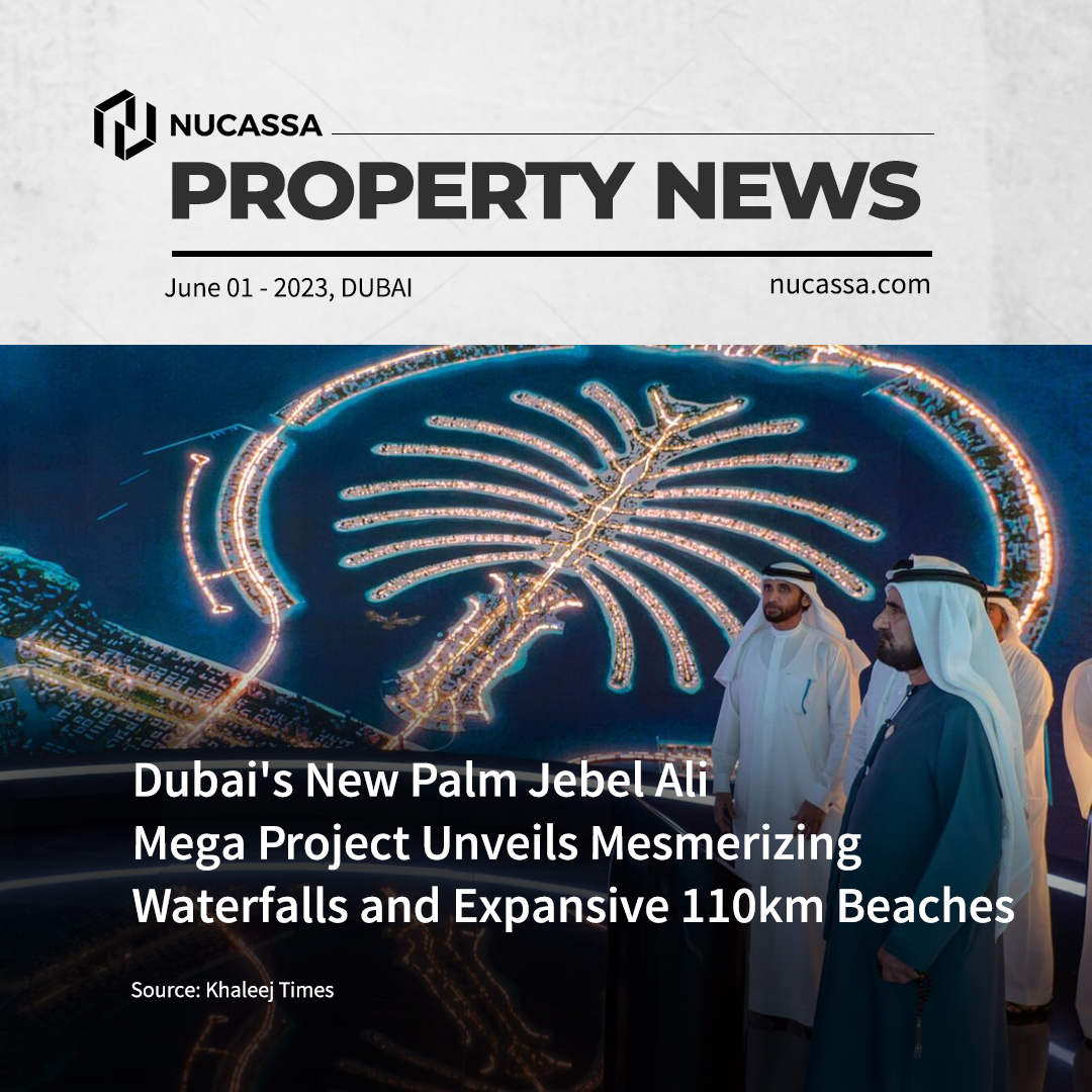 Nucassadubai's tweet image. Dubai&apos;s New Palm Jebel Ali 
Mega Project Unveils Mesmerizing 
Waterfalls and Expansive 110km Beaches

#NucassaDubai #DubaiRealEstate #PropertySolutions #Palmjabelali #manamadeisland #islanddubai #Nucassa #News #PropertyNews #RealEstateNews #dubai #Investors #property #investment