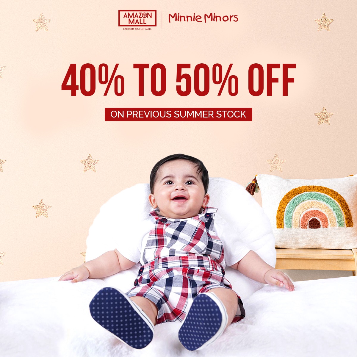 Minnie Minors 😍

40% TO 50% OFF *ON PREVIOUS SUMMER STOCK!

📍Location: 1st Floor, Amazon Outlet Mall, GT Road, Rawalpindi/Islamabad

#amazonoutletmall #imarat #amazonmall #amazonmallislamabad #Islamabad #pakistan #rawalpindi #minnieminors #minnieminorspakistan