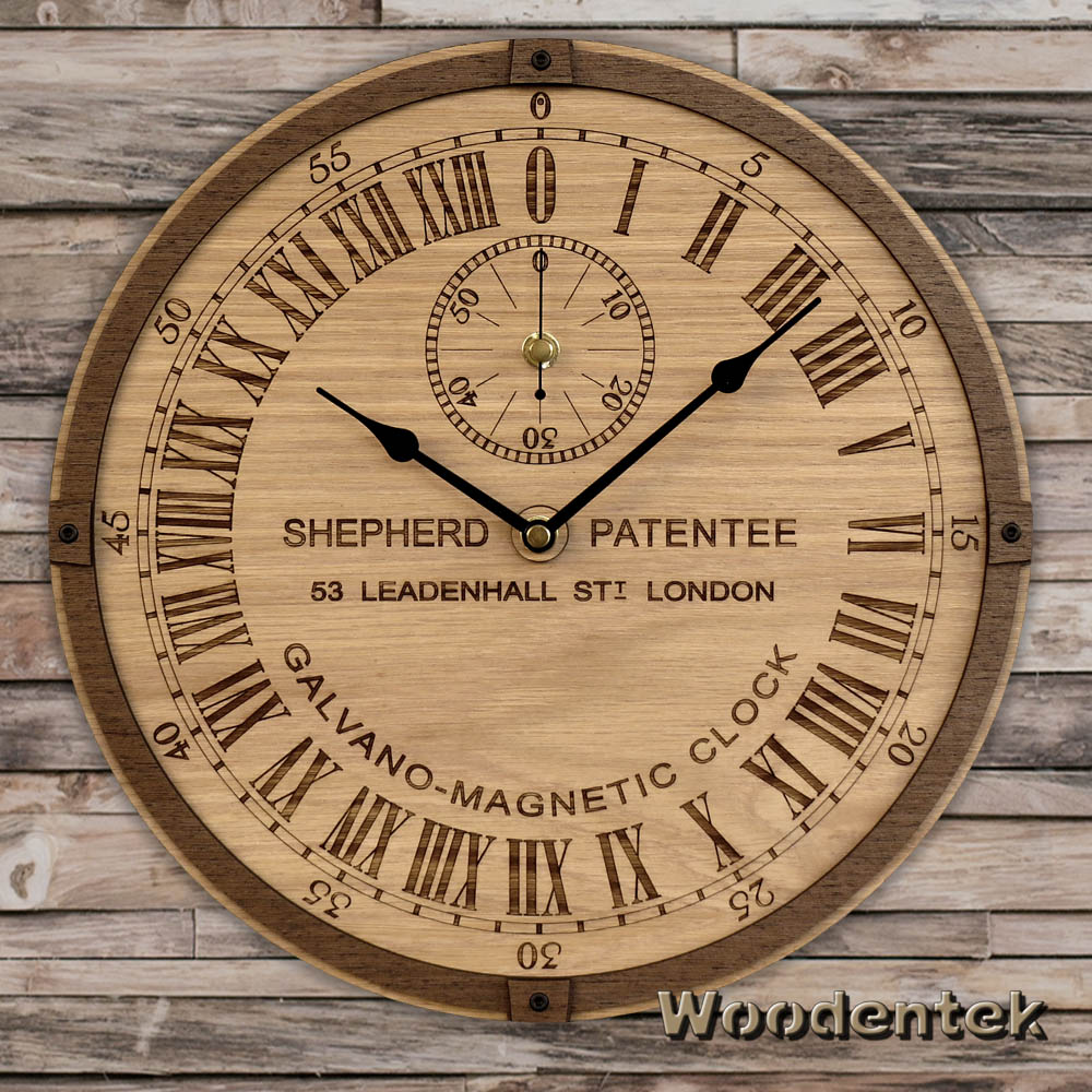 #Greenwich #Galvano-Magnetic orologio artigianale di legno #Londra #GranBretagna #Inghilterra #WorldwideShipping etsy.com/listing/477868…