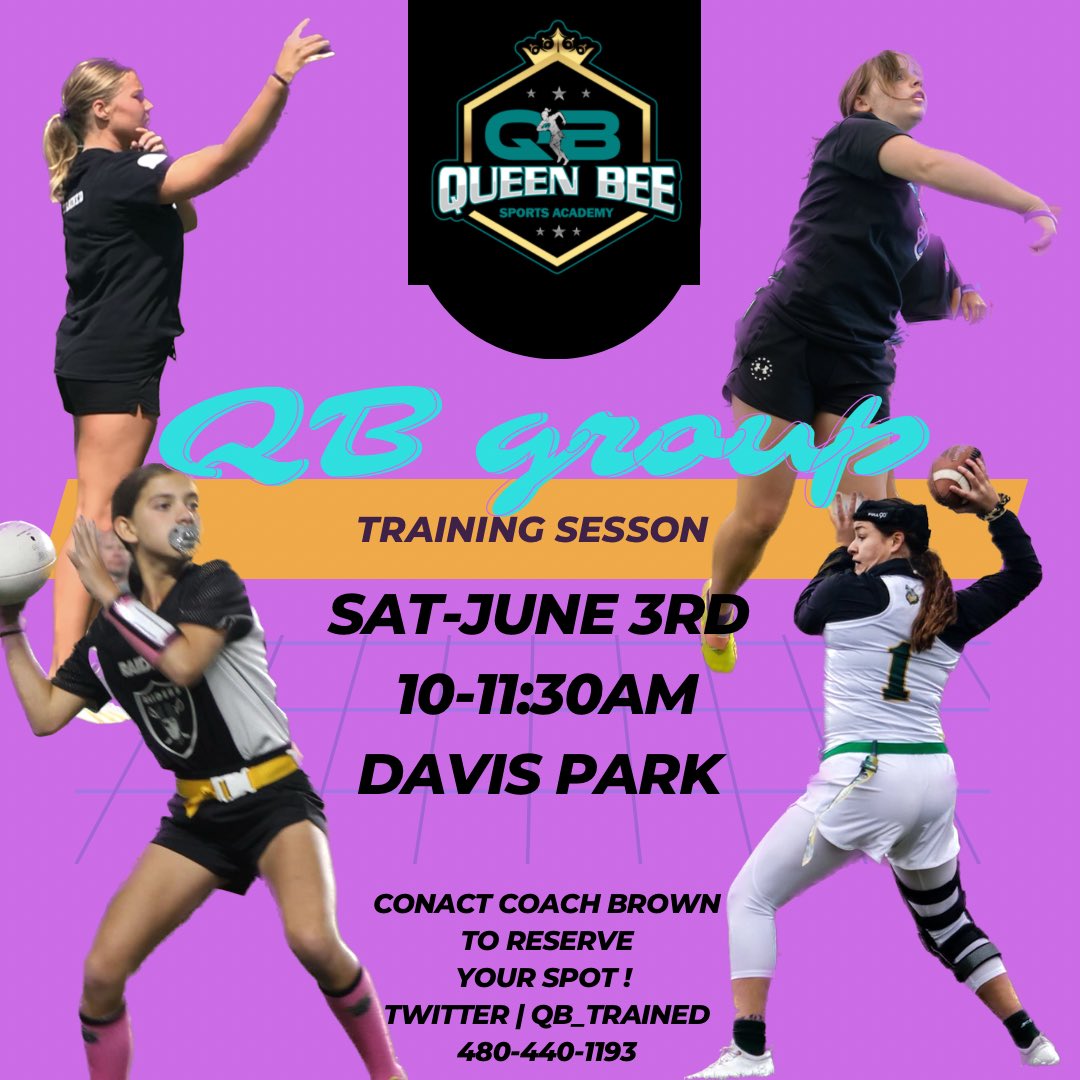Training session 🚨 QB Group 🏈💨🎯training | Saturday 10-11:30 @ Davis park in Nocatee, FL! DM or contact info ⬇️ to 🔒 in and level ⬆️ ‼️#qb_trained