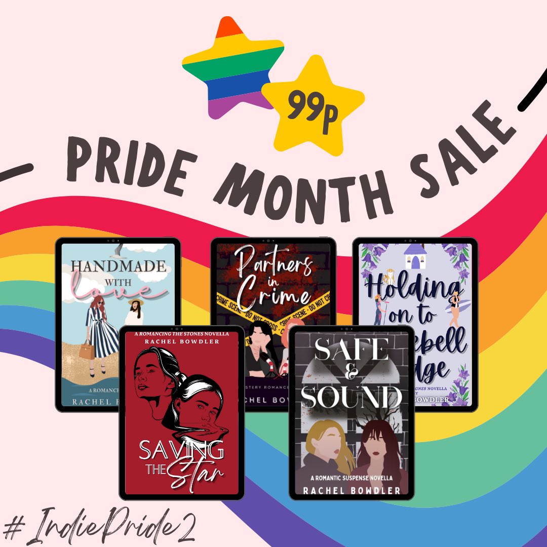 🏳️‍🌈 HAPPY PRIDE MONTH 🏳️‍🌈

did you know that you are actually legally required to buy my books this month? it is the law

I have lots of sapphic romance novellas on sale for 99p for the whole month, so grab them! grab them all! #IndiePride2 

linktr.ee/rachbowdler?fb…