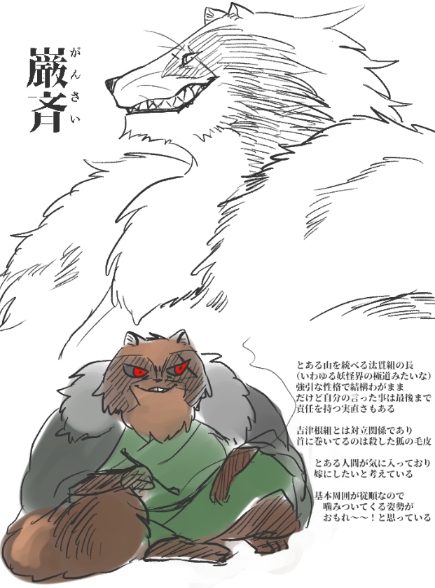 妖怪化け狸オヤジ