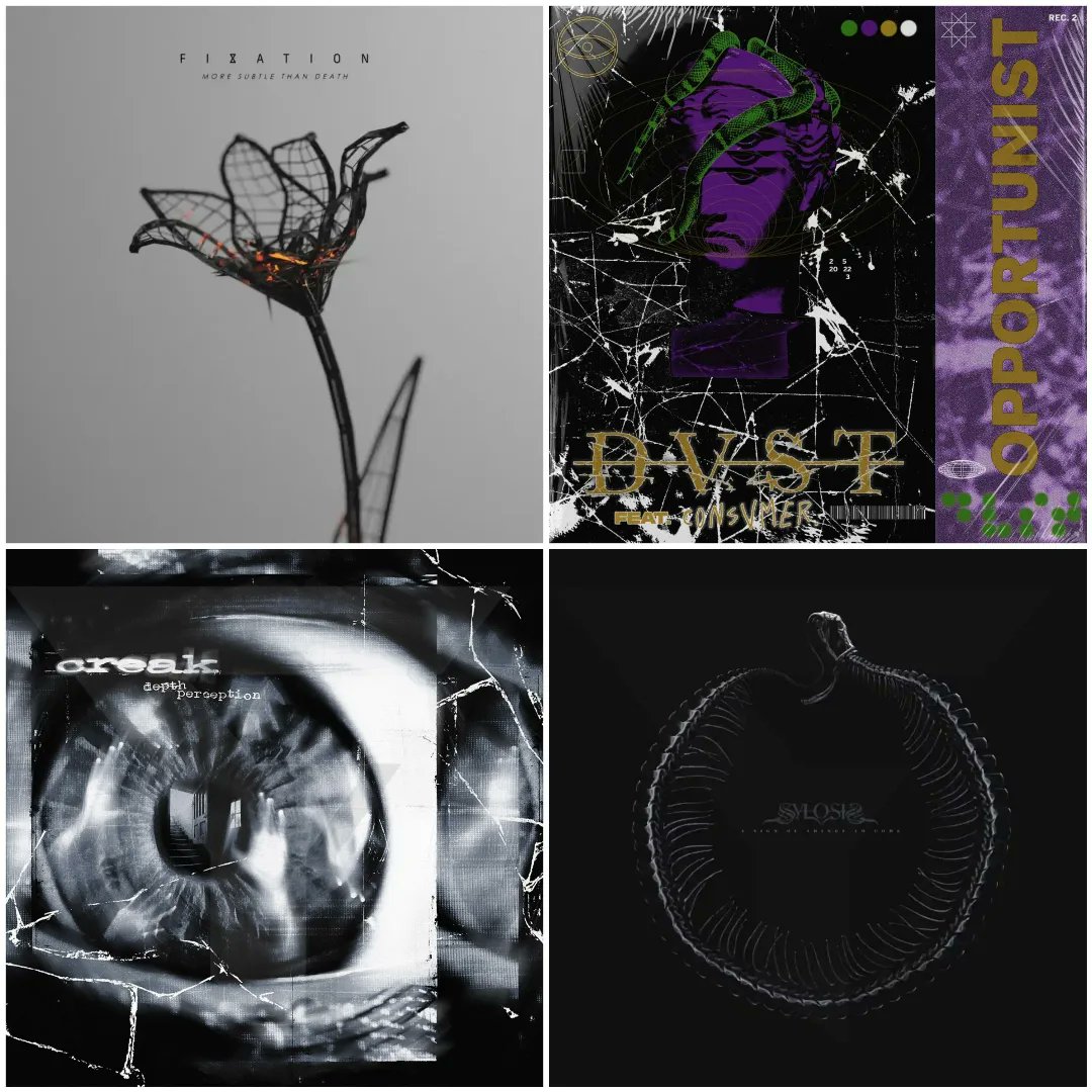 core_weekly's tweet photo. Today's New Releases
#Fixation - Flat Earth
#DVST - Opportunist (ft. #Consvmer)
#Creak - Restless Dreams
@Sylosis - Poison For The Lost
#sylosis https://t.co/4iSrXNfs1Z