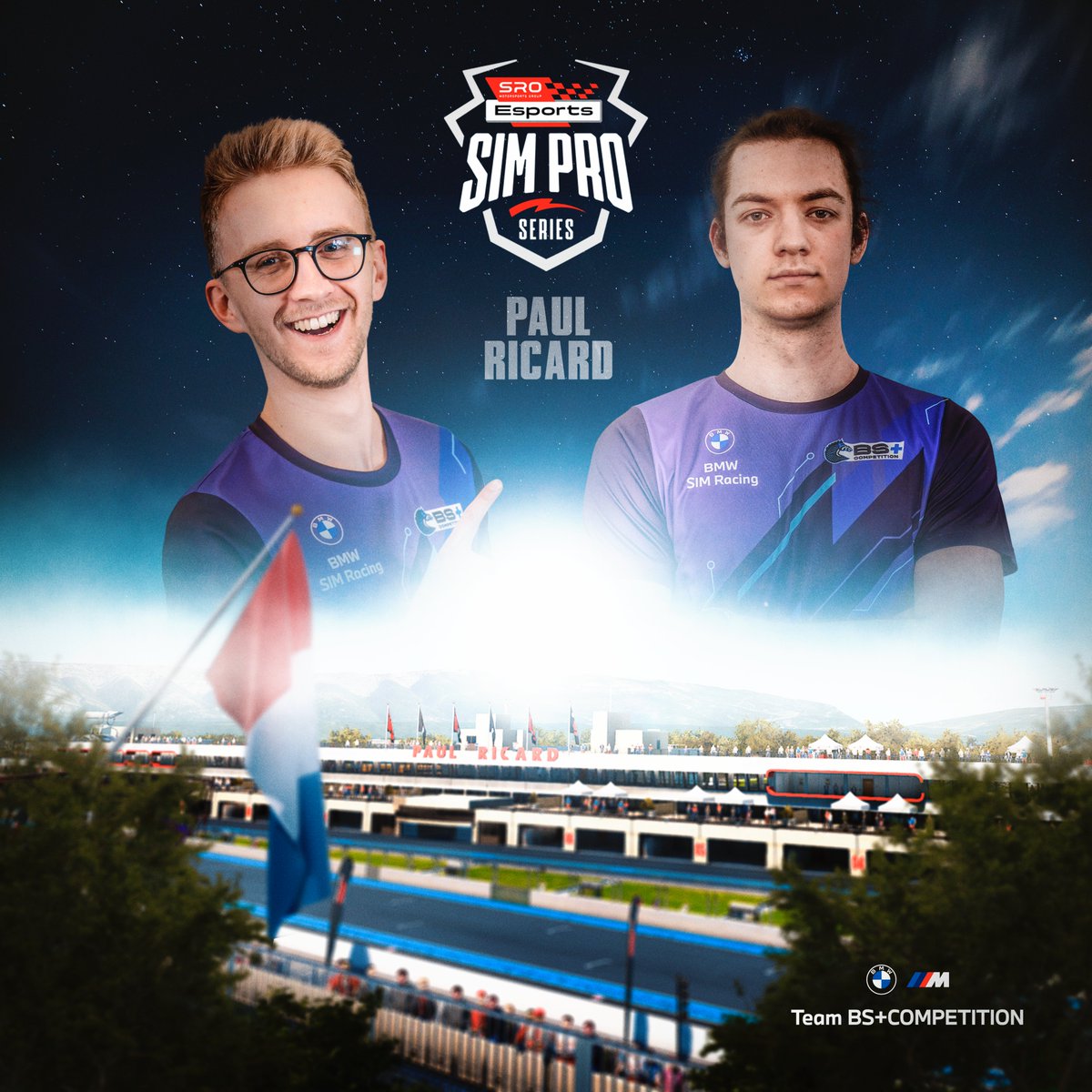 The second race of the #SROEsports #SimProSeries will see @ArthurKammerer & @GregorSch5 competing at Paul Ricard 🇫🇷.

There's nothing more exciting than having all participants in an on-site location, fighting for the 🏁

Live from 21:05 CEST, let's go 🦓