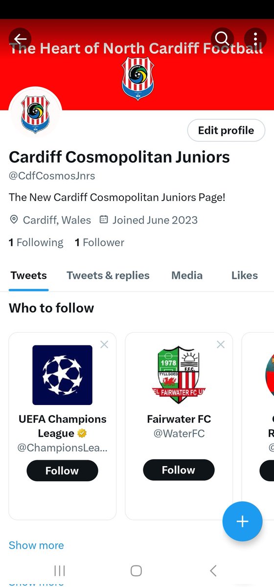 Cosmopolitan FC tweet media