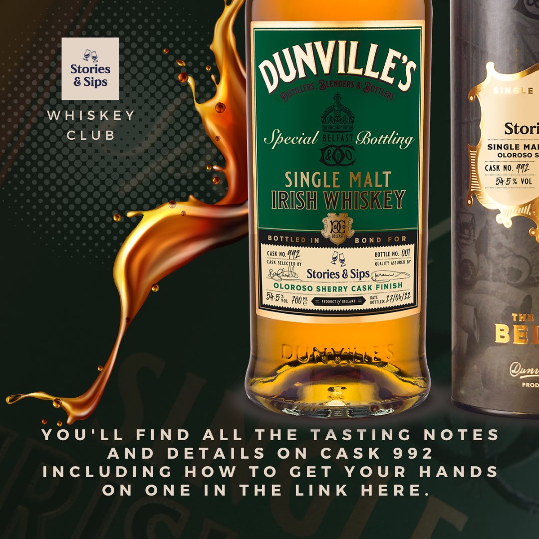 Tonight’s the night when we open up pre-registration to our @storiesandsips Whiskey Club members looking to get hold of a bottle or three of this beauty. All the details here: storiesandsips.com/dunvilles-19yr…
