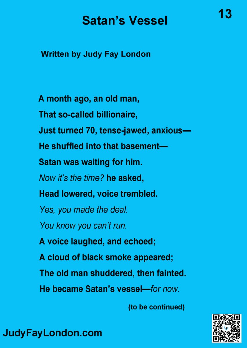 #PoemADay #poems  #poetry  #poet  #JudyFayLondon #writer #author  #DogLover  #demons  #gods #DemonSlayer #Website #freebook #freebooks #bookstore #books 
judyfaylondon.com/2023/05/29/sat…