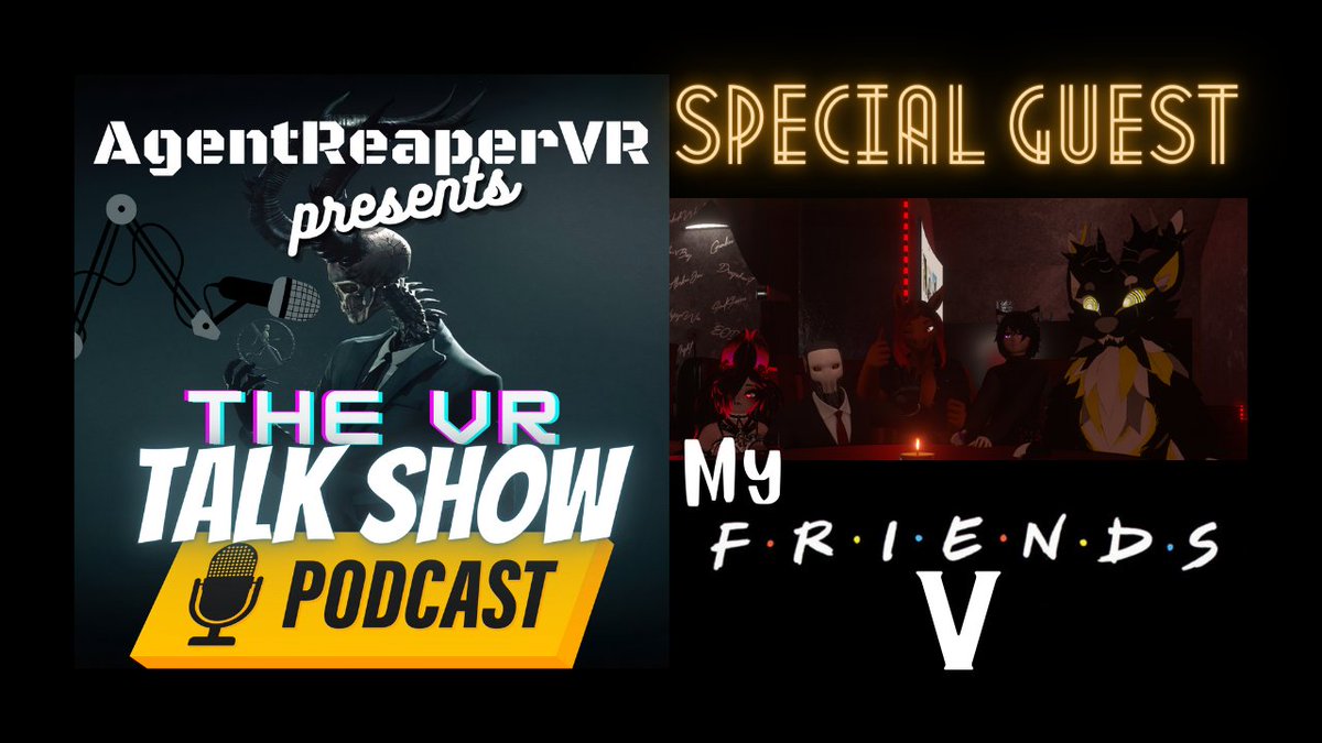 AgentReaperVR's tweet photo. New Episode of The VR Talk Show Podcast comes to #YouTube tomorrow at 12PM EST. Click this link https://t.co/oFDx2UsqlT to go to the podcast channel to subscribe. #Podcast @VRChat #VRC #Talkshow #VR #VirtualReality #VRTalkShow #VRFriends #VRChat https://t.co/VXHXoVisvY