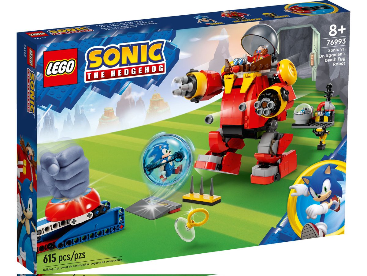 LEGO anuncia novos sets de Sonic