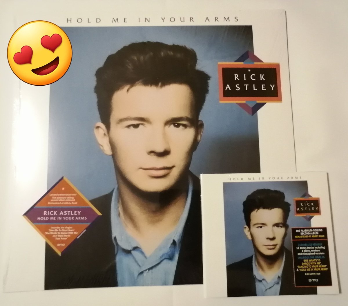 @rickastley Finally my wonders have arrived!!!😍🎉🎉❤️❤️❤️