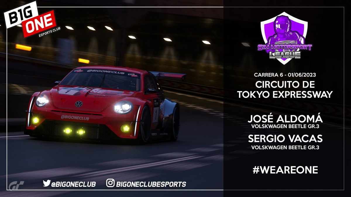 #GT7 

6ª semana del #SimMotorsportLeague de <a href="/Desafio_GT/">Desafío SimRacing GT</a> 

Llegamos a la autopista de Tokyo Expressway con ganas de competir

Correrá #JoséAldoma y <a href="/vakiyas86/">Sergio Vacas</a> 

Retransmisión: youtube.com/@desafiosimrac…

❤️#WeAreOne