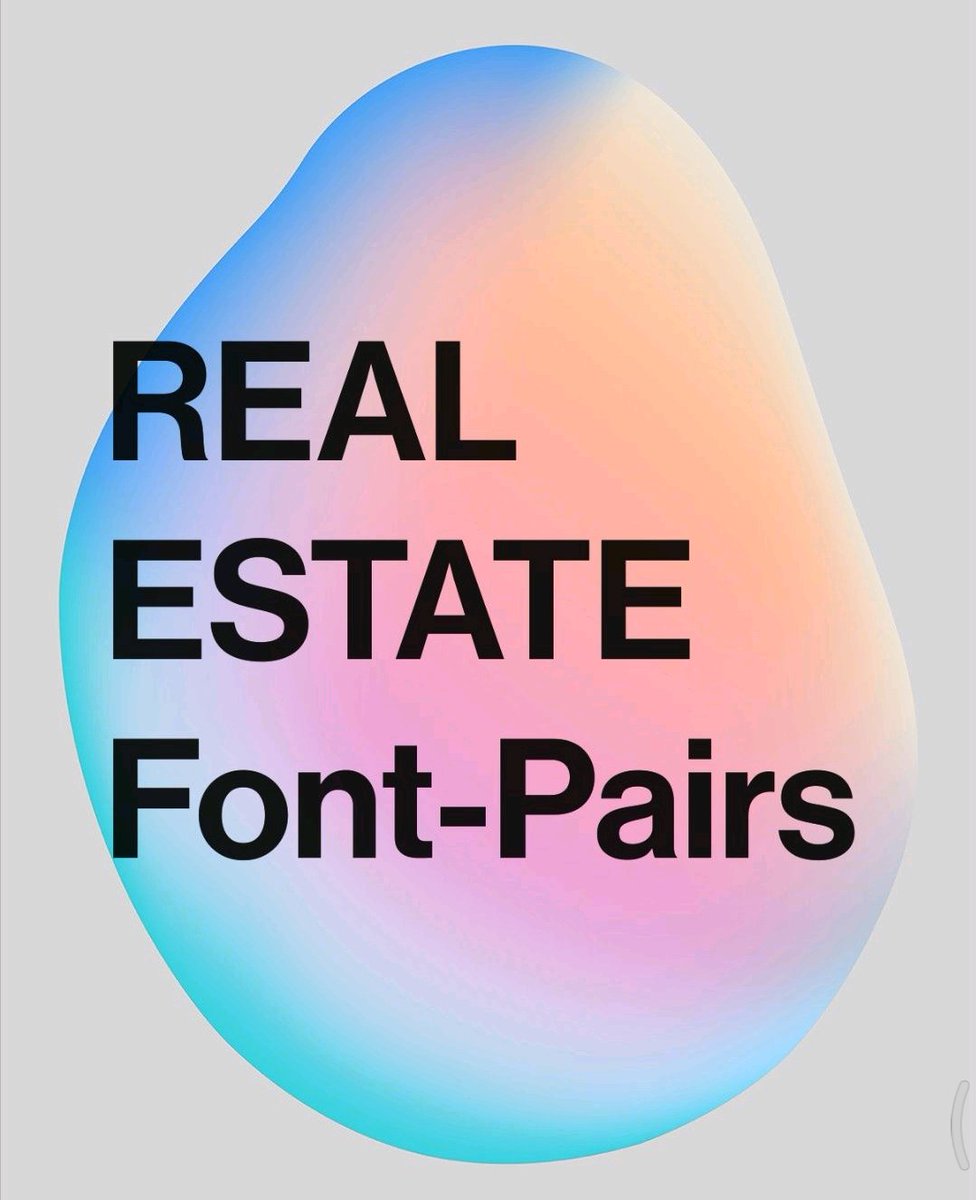 nijhoomofficial's tweet image. 🔍 Research-backed real estate font pairings! After working on over 300 websites, I bring you top 5 combinations:
1️⃣ Roboto + Open Sans
2️⃣ Montserrat + Lato
3️⃣ Playfair Display + Nunito
4️⃣ Merriweather Sans + Source Serif Pro
5️⃣ Oswald + Raleway

#RealEstateWebDesign #FontPairing