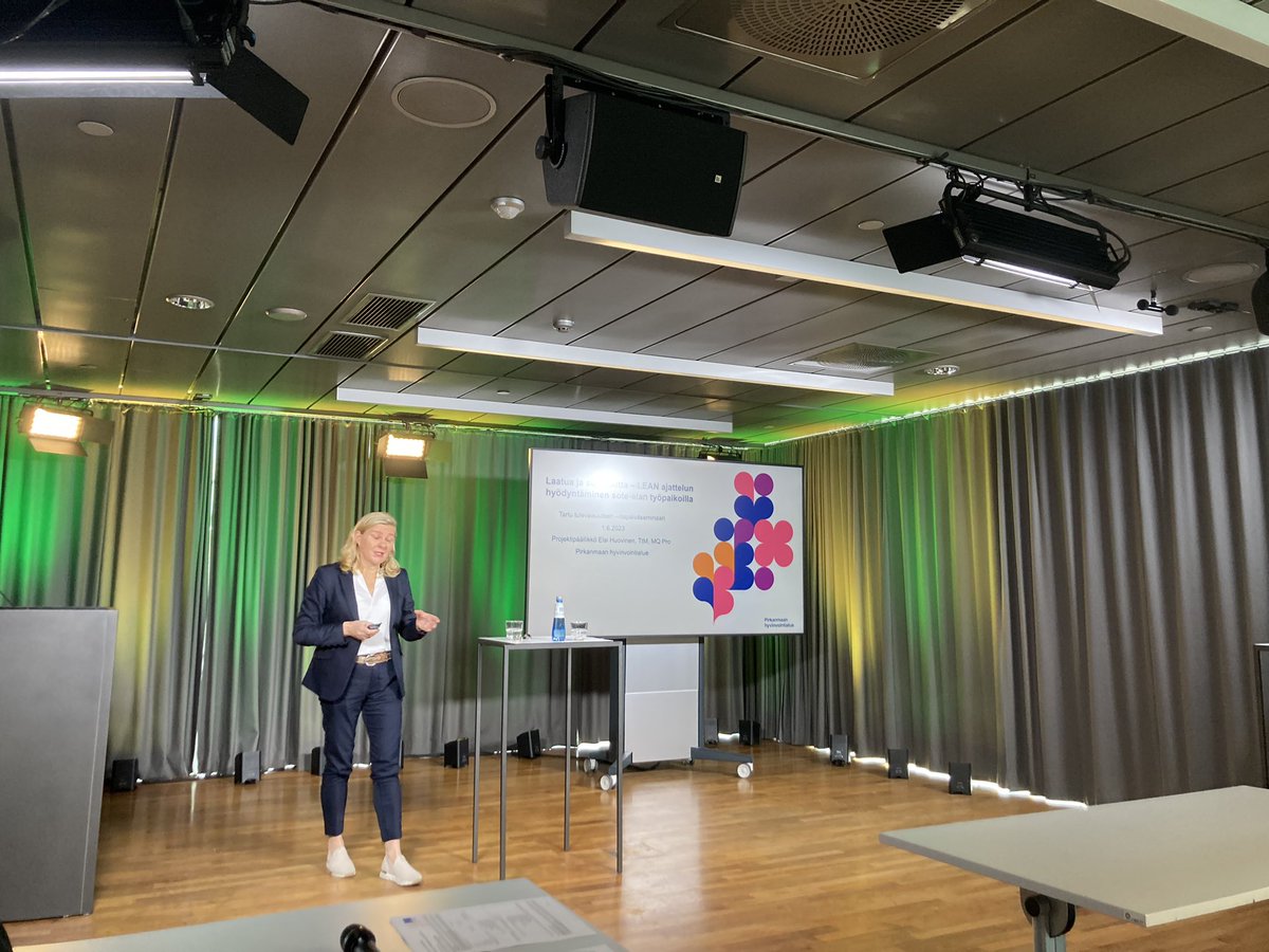 #Kestohanke#Tulevaisuudenpuhe#Tartutulevaisuuteen

lean-asiantuntija Elsi Huovinen ”laatu on vaikuttavaa, tehokasta, potilaslähtöistä, yhdenvertaista, … ja tarkoituksenmukaista …”