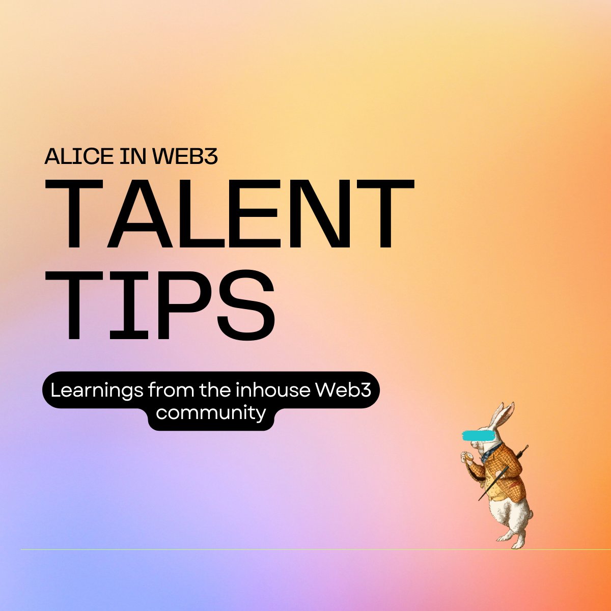TheAliceinWeb3's tweet image. 3x #talenttips for inhouse #web3 recruiters...

a  thread🧵🧵🧵🧵

@TheAliceinWeb3