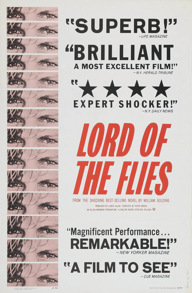 #ComingUpOnTCM

LORD OF THE FLIES (1963) #JamesAubrey #TomChapin #HughEdwards
Dir.: #PeterBrook 11:15 AM PT

Schoolboys marooned on a Pacific island create their own savage civilization.

1h 30m | Drama | TV-14

#TCM #TCMParty #WilliamGolding