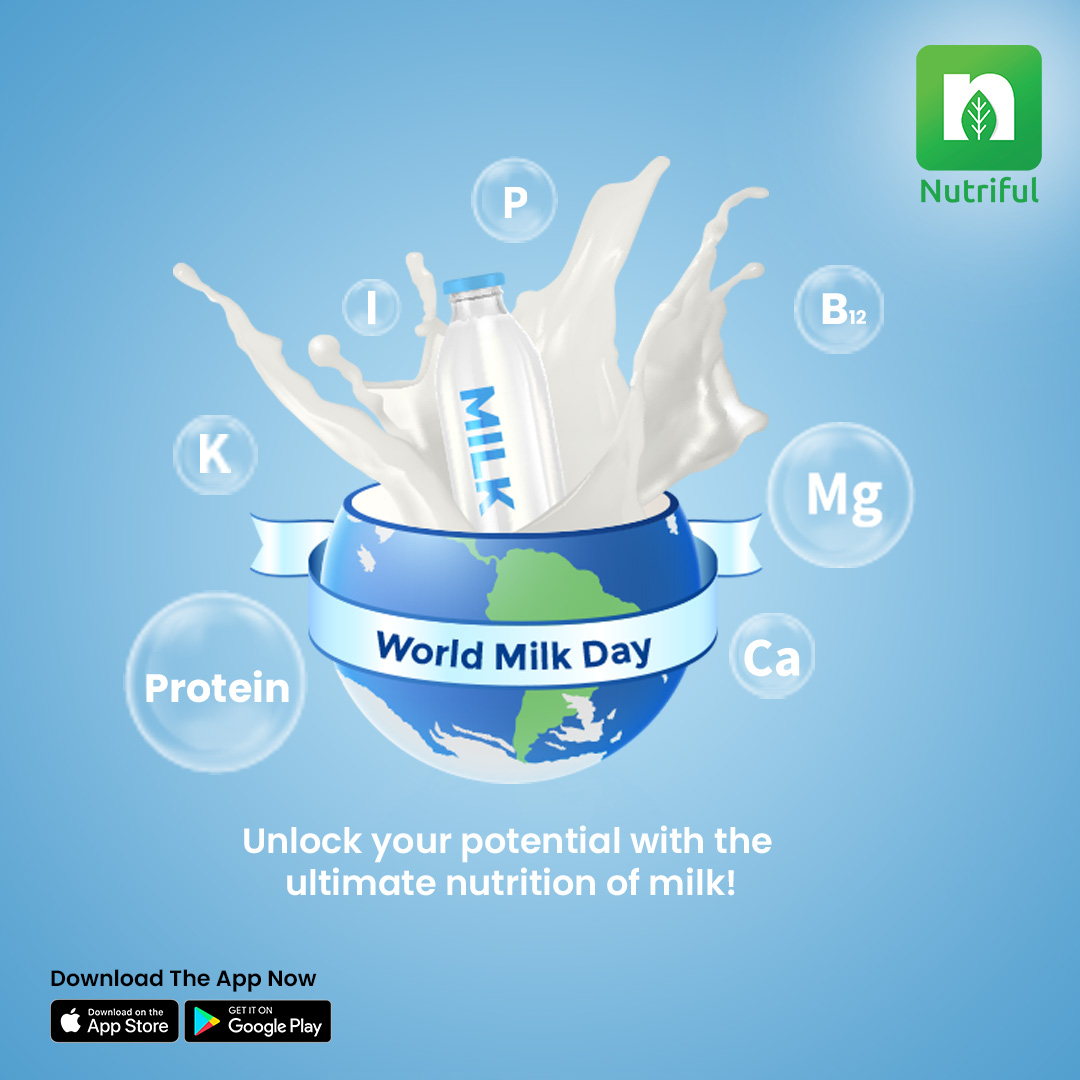 Milk Magic: Unlocking the Nutritional Wonders on World Milk Day!

#WorldMilkDay #MilkDayCelebration #MilkPower #MilkLove #MilkNutrition #HealthyBones #MilkMagic #NutrientRich #MilkBenefits #SipAndEnjoy #DairyGoodness #MilkForAll #CreamyGoodness #MilkFacts #NourishWithMilk