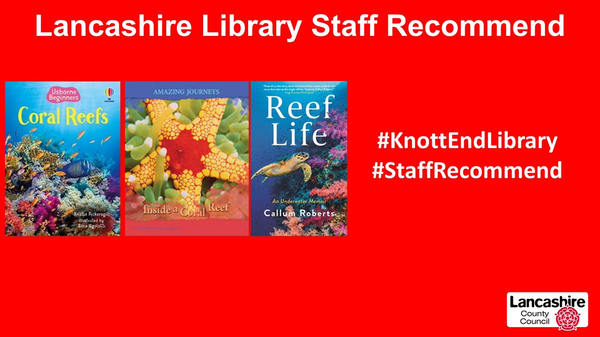 LancsLibraries's tweet image. Our catalogue has many books to celebrate the world&apos;s amazing coral reefs 
Ancient and delicate ecosystems threatened by climate change
prism.librarymanagementcloud.co.uk/lancashire
#ReefAwarenessDay #KnottEndLibrary #StaffRecommend