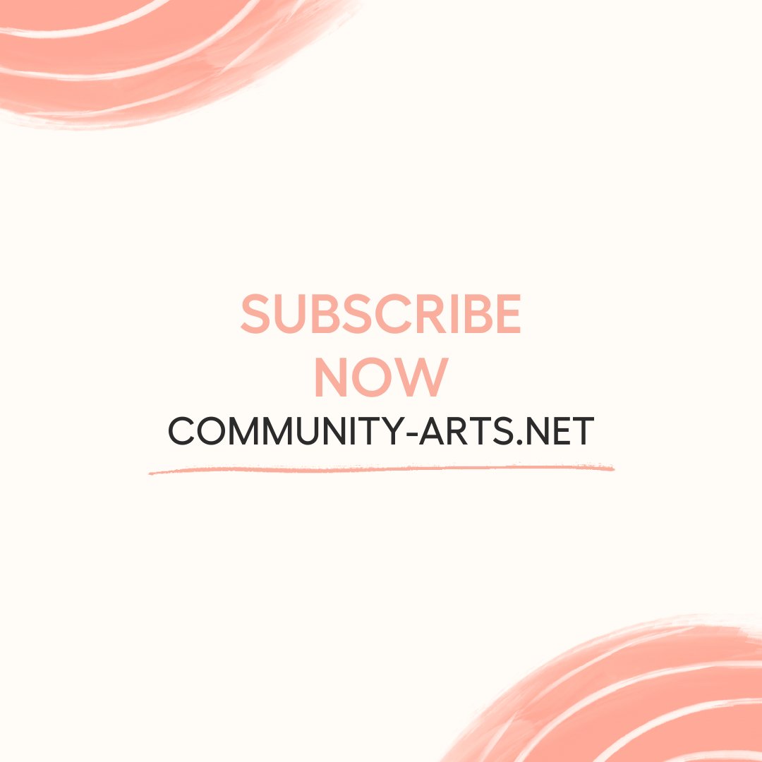 Don’t miss out - click here bit.ly/45GCf5Z to subscribe, for your monthly dose of CAN updates!

#CommunityArtsNetwork #artCAN #Art #newsletter