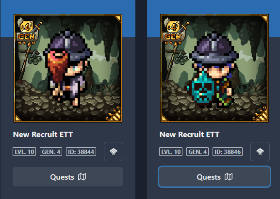 Big shoutout to <a href="/0xDaes/">Daes</a> for giving me these two badass <a href="/crypto_raiders/">Crypto Raiders</a> 🥳
One of the many perks you can have in the <a href="/ggPeers/">ggPeers</a>  🔥 Can't wait to start questing with these bad boys 💪🎮