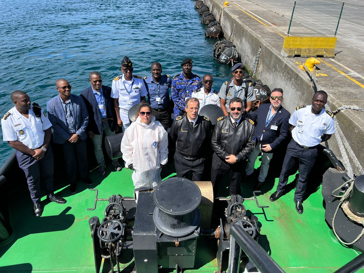 #SWAIMS #MaritimeSecurity Adviser Cmdr <a href="/RuiFilipeAmado/">Filipe Amado</a> attended the III Course on Maritime Security on the theme 'Digital and technological challenges in the maritime sector'. 1/6
