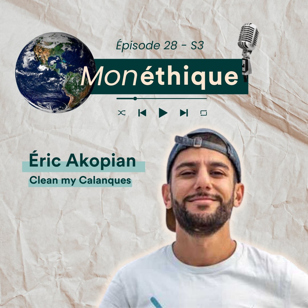 Partez à la découverte de Clean My Calanques avec Eric Akopian sur Monéthique ♻️C’est le podcast qui fait intervenir des acteurs de la transition écologique, qui partagent leur travail pour un avenir durable.🎙
