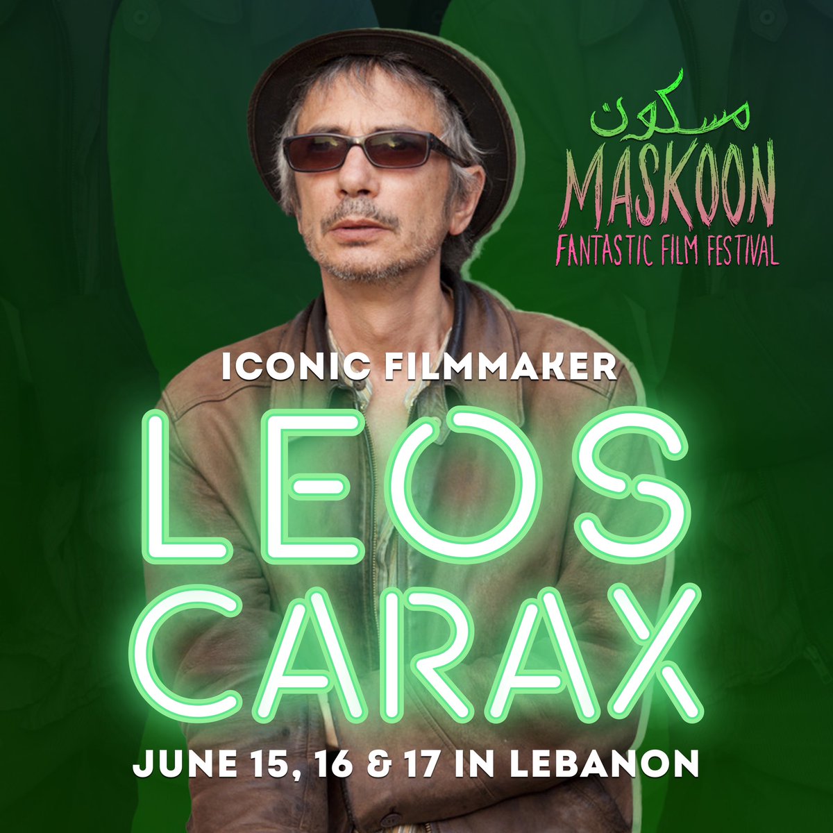 MaskoonFFFest's tweet image. #MaskoonFFF &amp;amp; #FondationLibanCinema are proud to join forces to welcome #LeosCarax in #Lebanon! 

#HolyMotors &amp;amp; restored version of #MauvaisSang will screen in his presence (dates soon). 

June 17, a special conversation with the enfant terrible of French Cinema @sursockmuseum