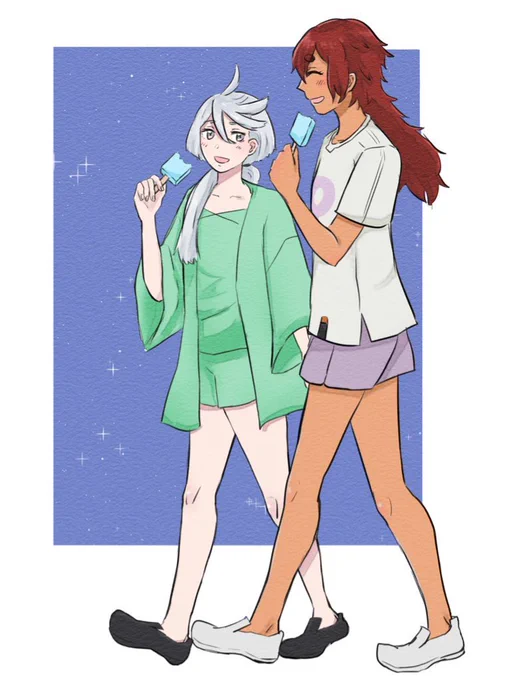 スレミオ+地球寮らくがき みんなルームウェアかわいいよぉ