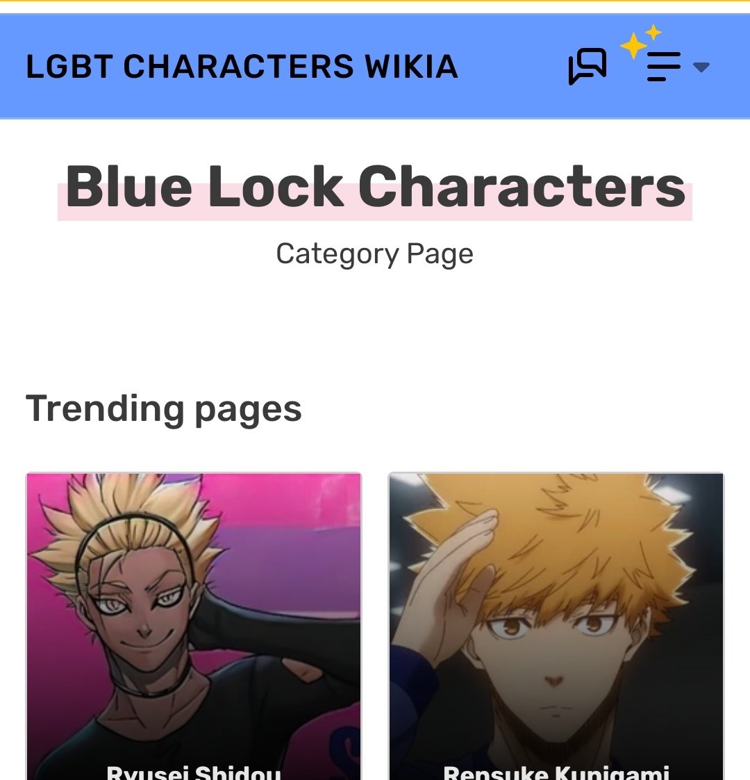 Category:Blue Lock Characters, LGBT Characters Wikia