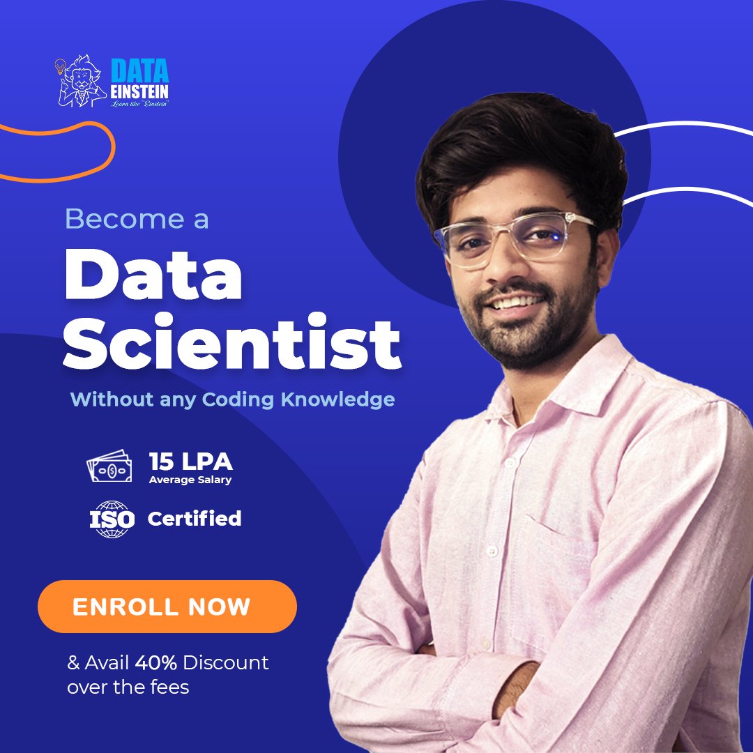 📊🎓 Enhance Your Data Science Skills! 📚✨ Are you passionate about data science and eager to upgrade your skills? 🚀 Our Data Science Program is here to help you take your data science journey to new heights! 📈🔍 #DataSkills #DataScientists #DataCareer #DataJourney