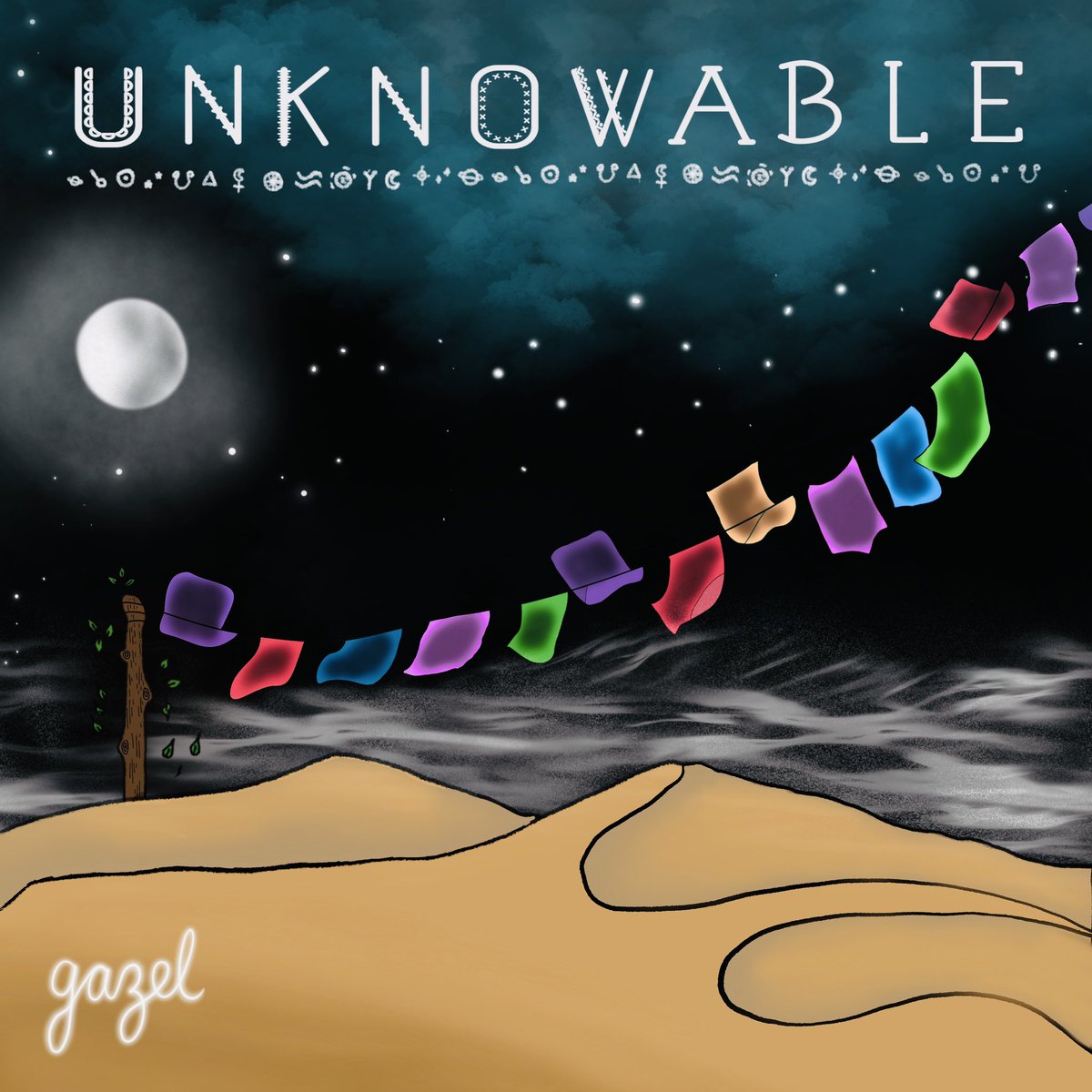 UNKNOWABLE 🪬👁️🧿 is out now ✨ 

Listen 🎧 gazel.fanlink.to/unknowable

The lyrics are about ⚔️ willpower ⚔️ and correspond archetypally with the wands suit of the tarot deck, the jungian psychological function ‘Intuition’, and the 🔥 element of the four elements. #unknowable