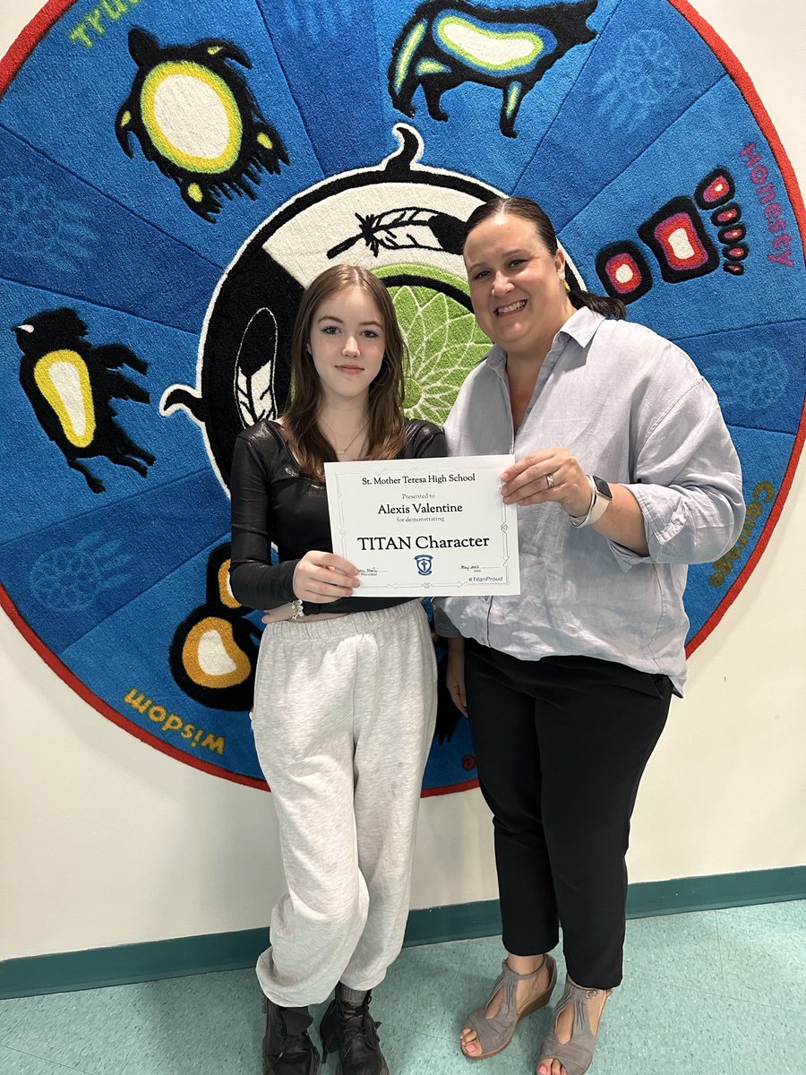 SBaird_ocsb's tweet photo. Congratulations to our May recipients of the Titan Character Awards. So well deserved!! #titanpride @MotherTeresaHS https://t.co/uG48ixUZOH