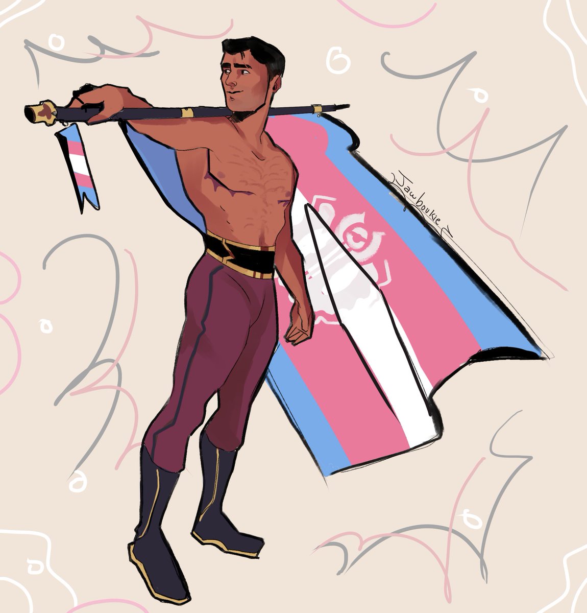 jawboukie's tweet photo. Happy pride #arcane https://t.co/IghwOswU8v