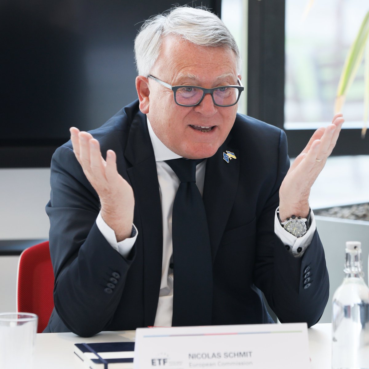 PRESS RELEASE - Commissioner <a href="/NicolasSchmitEU/">Nicolas SCHMIT</a>'s  visit at <a href="/etfeuropa/">European Training Foundation 🇪🇺</a> enhances cooperation on human capital development and #skills

Read more: europa.eu/!3Rgkty

#EuropeanYearOfSkills