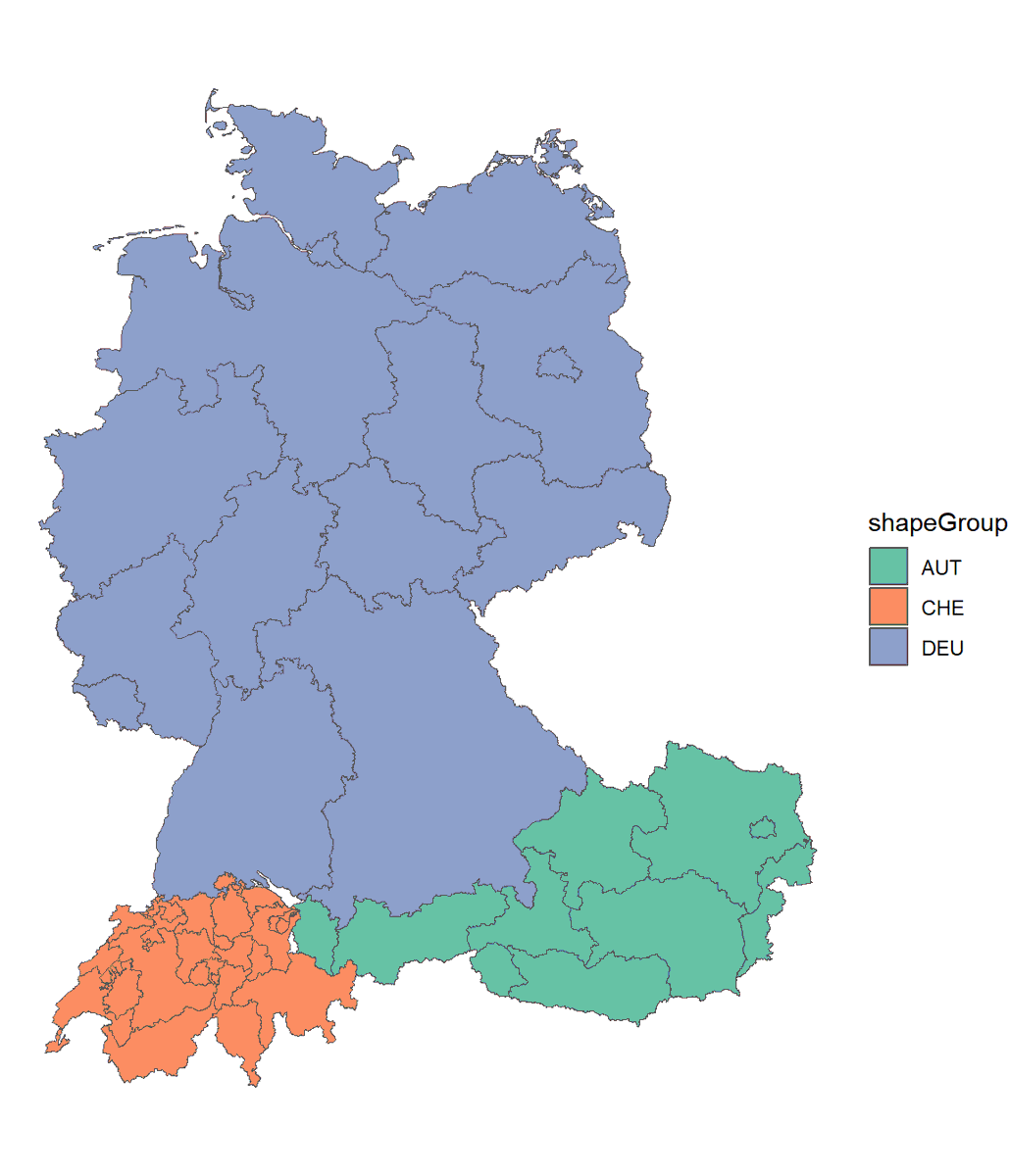 EcoDynIZW's tweet photo. New blog post! 📢
Learn how to use a suite of #rstats packages to download spatial data sources 🗺️ (incl. some #ggplot2 + #sf visualizations)
👉https://t.co/ca5lYdH5To
Featuring:
📦 #rnaturalearth
📦 #rgeoboundaries
📦 #osmdata
📦 #elevatr
Thanks to all #rspatial developers! https://t.co/9Hjas8X0sT