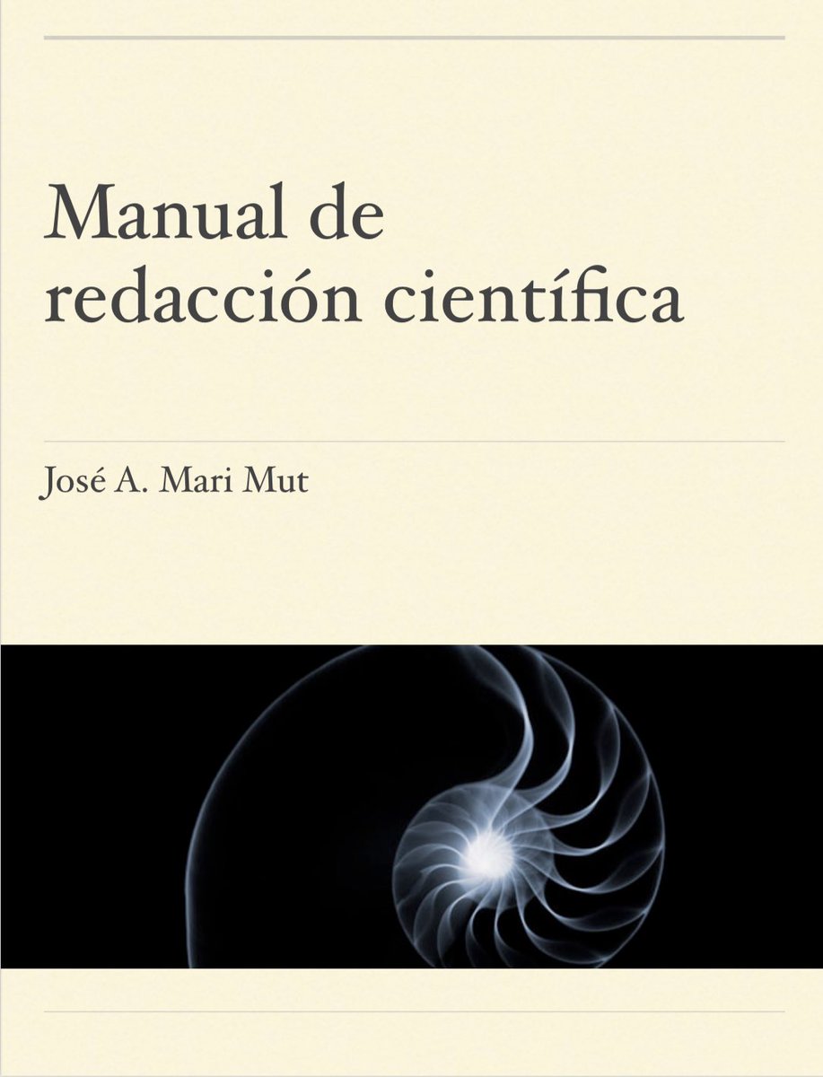¿Está interesado en escribir un artículo científico? 

Manual de redacción científica le mostrará en 47 pasos la forma de lograrlo #Ciencia 

🫵🏽 edicionesdigitales.info/Manual/manual.…