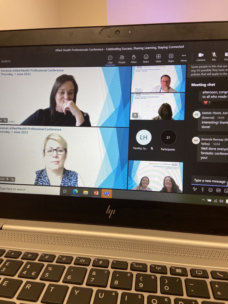 Karen Cromar (@karenmhot) on Twitter photo Thoroughly enjoyed being part of the #ForensicAHPConf2023 with Emma TI. Lots of inspiring presentations for reflection and ideas for future practice <a href="/cheryl_mcmorris/">Cheryl McMorris</a>🦄<a href="/JulieforensicOT/">JulieShaw</a> <a href="/MoiraForensicOT/">Moira Paterson</a> <a href="/catherin_totten/">Catherine Totten</a> Thoroughly enjoyed being part of the #ForensicAHPConf2023 with Emma TI. Lots of inspiring presentations for reflection and ideas for future practice <a href="/cheryl_mcmorris/">Cheryl McMorris</a>🦄<a href="/JulieforensicOT/">JulieShaw</a> <a href="/MoiraForensicOT/">Moira Paterson</a> <a href="/catherin_totten/">Catherine Totten</a>