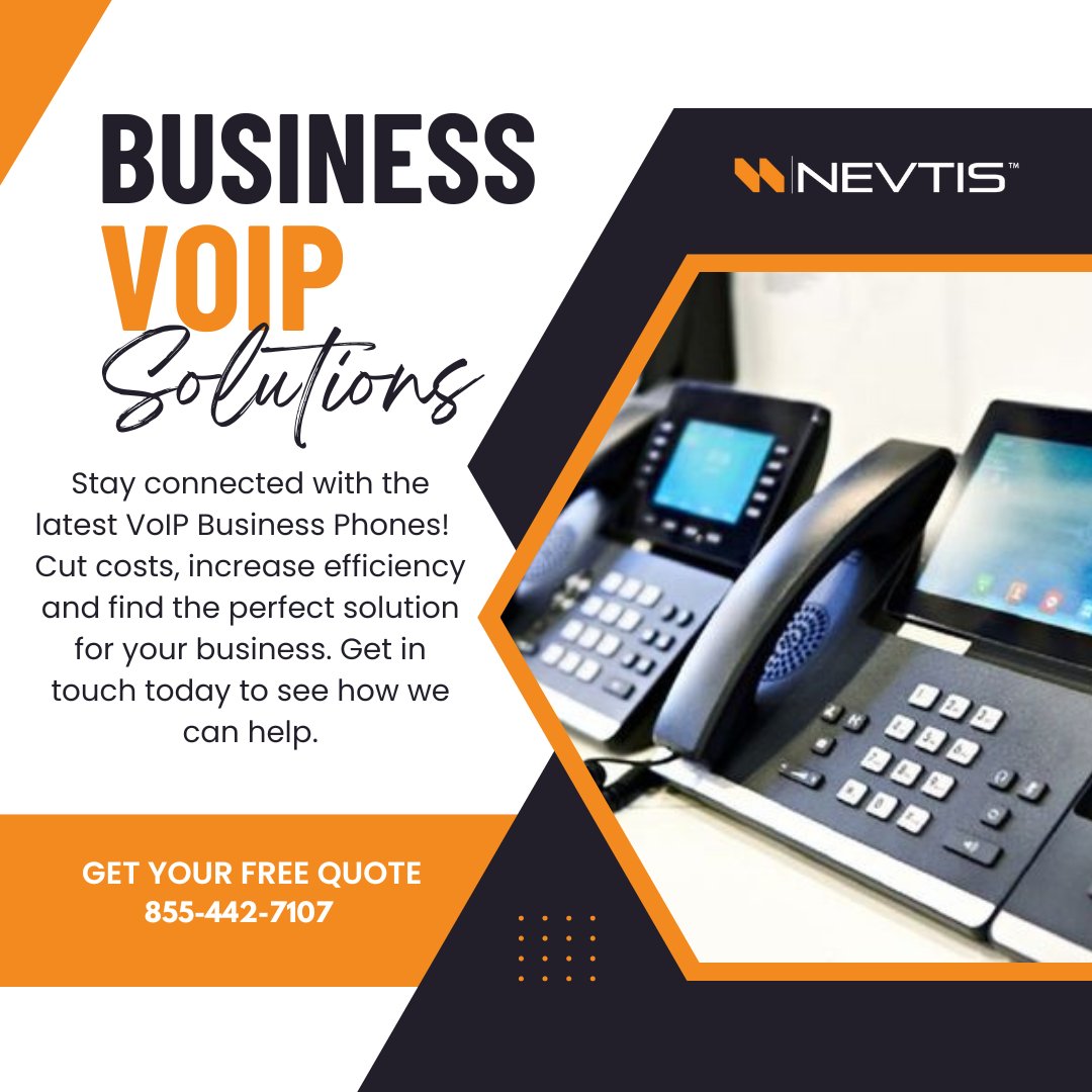 NevtisConnect's tweet image. Is your current phone system on the fritz? It&apos;s time to upgrade to VoIP and say farewell to outdated technology. 💻💯

 #phonetechnology #nevermissacall #voipprovider