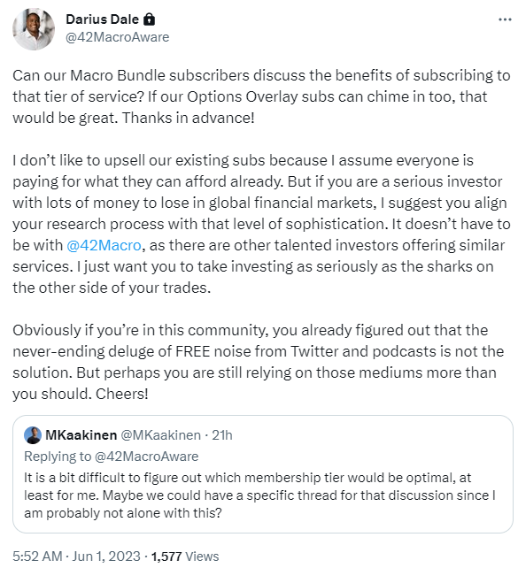 42 Macro On Twitter A Member Of Our Private Twitter Community 