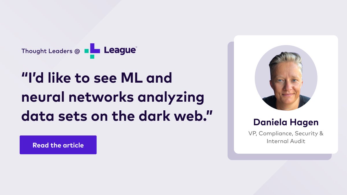 Discover the transformative power of AI &amp; ML in cybersecurity. Our VP for Compliance, Security &amp; Internal Audit Daniela Hagen reveals how these cutting-edge technologies revolutionize digital defense. bit.ly/3OSWqb1
#Cybersecurity #AI #ML