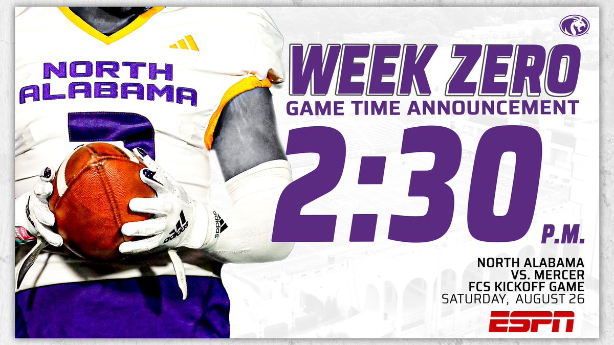 Lions Football and ESPN to kick off the FCS season?!? 😮

YES INDEED 😃

Get your tickets now! 

#RoarLions!
