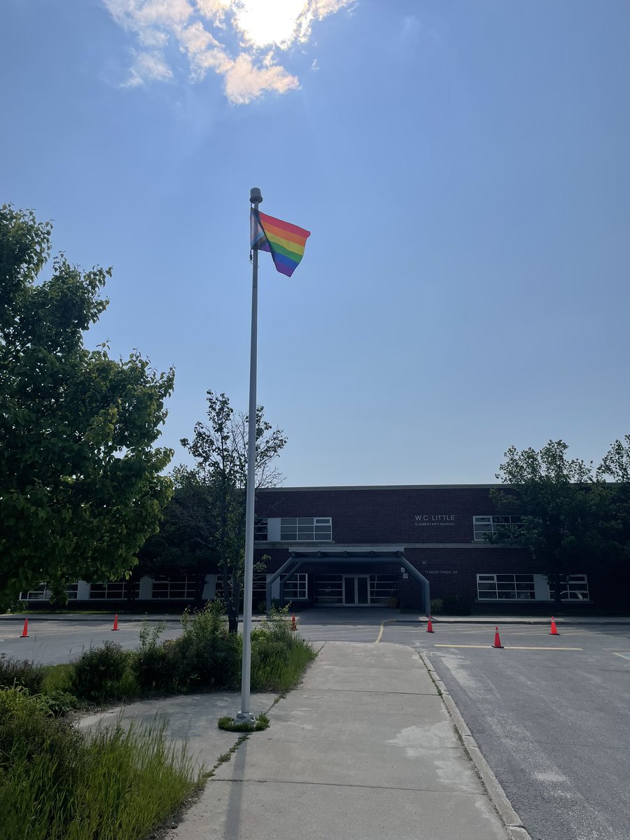 June is pride month! At W.C. we are committed to building safe and inclusive spaces for all students and staff! #pridemonth #scdsb