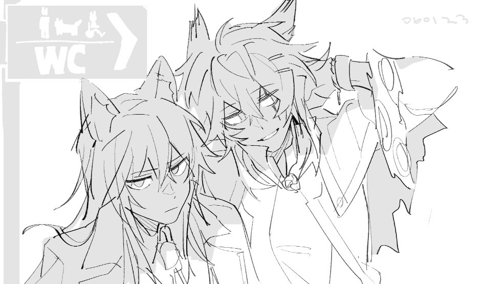 🚾➡️🐺🐺 #アークナイツ #Arknights #明日方舟